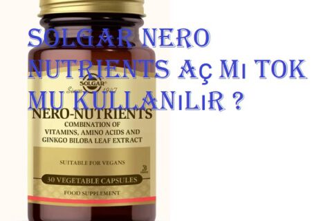 Solgar Nero nutrients aç mı tok mu kullanılır ?  Solgar Nero nutrients aç mı tok mu kullanılır ? nero ac 480x320