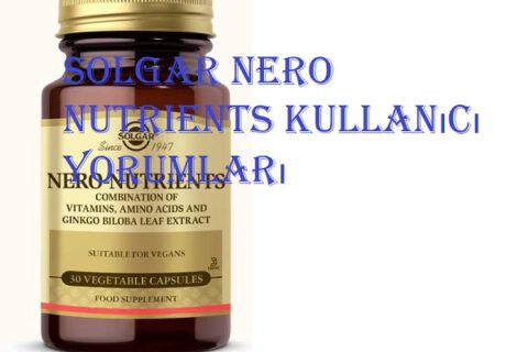 Solgar Nero Nutrients kullanıcı yorumları  Solgar Nero Nutrients kullanıcı yorumları nero yorum 480x320
